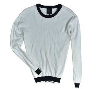 AX Armani Exchange Sweter Męski Logowany / S