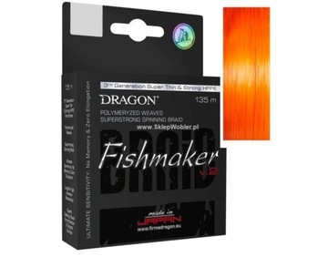 Plecionka DRAGON Fishmaker v.2 / Momoi 135 m 0.12 mm/10.50 kg