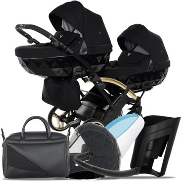JUNAMA WÓZEK BLIŹNIACZY 2W1 DUO SLIM S-LINE 02