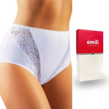 Majtki damskie Figi Emili Comfort ROSITA biały XL