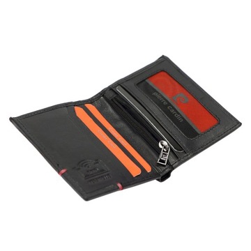 Duży męski skórzany portfel RFID Pierre Cardin