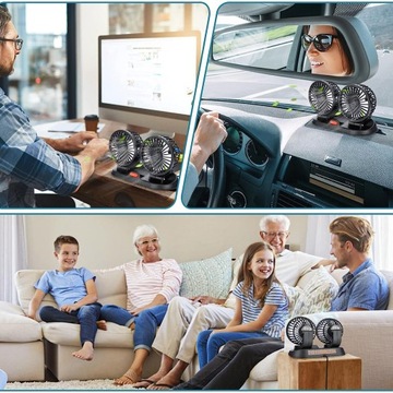 2-СКОРОСТНОЙ ОХЛАЖДАЮЩИЙ ВЕНТИЛЯТОР С USB