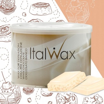 Wosk w puszce eteryczny ItalWax nogi ręce CHOCOLAT