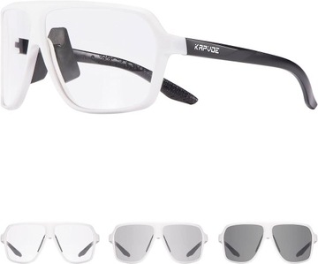 FOTOCHROMOWE OKULARY ROWEROWE MTB SPORTOWE OKULARY PRZECIWSŁONECZNE