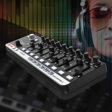 Тонкий MIDI-контроллер Worlde EasyControl.9