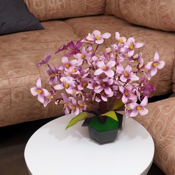 ИСКУССТВЕННЫЕ ЦВЕТЫ В ГОРШКЕ ЦВЕТОЧНЫЙ ГОРШОК ОРХИДЕЯ