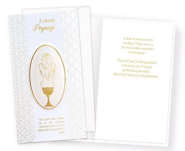 Kartka z okazji Prymicji, Święceń kapłańskich Prezent dla księdza PM337