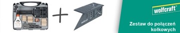 Комплект дюбельных соединений: шаблон + шаблон wolfcraft 8636000
