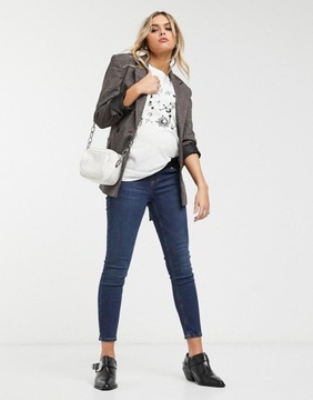 TOPSHOP SPODNIE CIĄŻOWE RURKI BASIC 32/30 1AAH