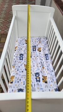 ДЕТСКАЯ КРОВАТЬ ANTONIO AMAL 2 БЕЛАЯ 90X40 ХОРОШЕЕ СОСТОЯНИЕ МАТРАС КОНИН