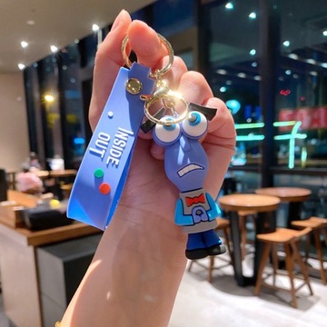3D Cartoon Inside Out 2 brelok do kluczy. Osobowość. Kreatywna lalka 1pcs