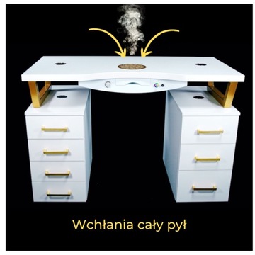 Biurko Kosmetyczne z pochłaniaczem pyłu COLORS