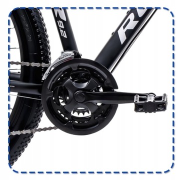 MTB ГОРНЫЙ ВЕЛОСИПЕД 29 ROMET RAMBLER R9.2 ПОДСВЕТКА SHIMANO И СВОБОДНАЯ ПОДСТАВКА