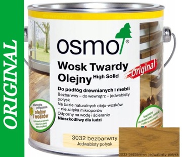 Wosk Twardy Olejny Bezbarwny J.P. OSMO 25L 3032