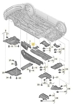 VRSTVA KRYT PODLAHY PODVOZKU SKODA KAROQ OE