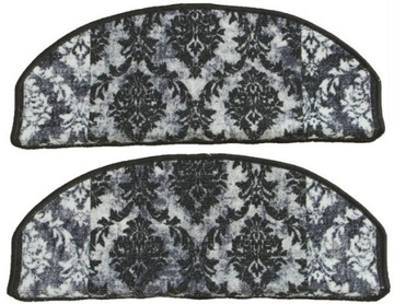 SZARE NAKŁADKI NA SCHODY ORNAMENT W STYLU GLAMOUR