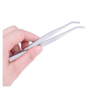 Pęseta Metalowa PODGIĘTA do Dekoracji Świec Mydeł Dekoracji Rękodzieła 20cm