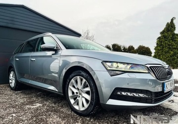 Skoda Superb III Kombi Facelifting 2.0 TDI 190KM 2020 Skoda Superb Bezwypadkowa, FV23, 2.0TDI DSG, Polski Salon, KredytowanieLea, zdjęcie 2