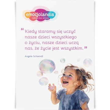 Plakat z cytatem Angeli Schwindt 20x30 cm