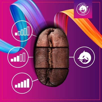 НАБОР СВЕЖЕОБжарЕННЫХ КОФЕЙНЫХ ЗЕРНОВ 4x200г 100% АРАБИКА - КОФЕ BLUE ORCA