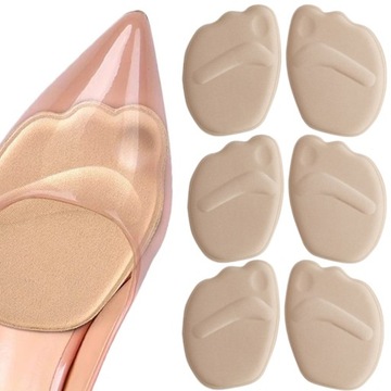 PIANKOWE WKŁADKI DO BUTÓW SZPILEK MIĘKKIE PÓŁWKŁADKI POD PALCE 3pary