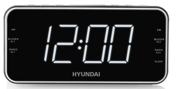РАДИО БУДИЛЬНИК HYUNDAI FM AM РАДИО БУДИЛЬНИК ЧАСЫ USB