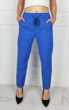 ЭЛЕГАНТНЫЕ ЖЕНСКИЕ БРЮКИ НА ЭЛАСТИКЕ 7/8 больших размеров