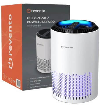 Čistička Vzduchu Revento, Tichý Časovač Aromaterapie Hepa Filtr