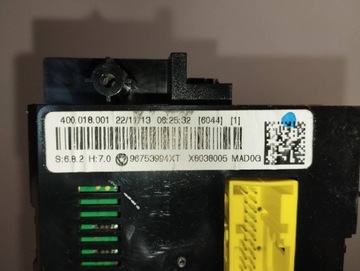 CITROEN C3 2014 PANEL KLIMATIZACE