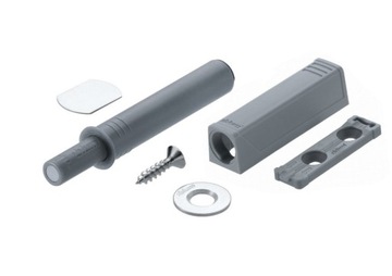 BLUM TIP-ON do drzwi magnes szary krótki + adapter