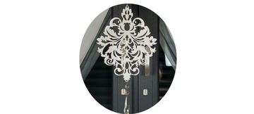 GIRLANDA ZAWIESZKA AŻUR PIĘKNA OZDOBA DO OKNA 80 CM ORNAMENT 1 +KRYSZTAŁEK