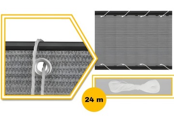 ПОКРЫТИЕ ДЛЯ БАЛКОНА ТЕРРАСЫ СЕРОЕ УФ 95% ЗАЩИТНАЯ СЕТКА ДЛЯ БАЛКОННОГО КОВРИКА 90 x 500