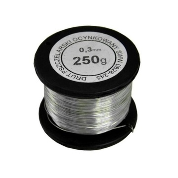 Drut do ramek 0,3mm 250g do podtrzymywania węzy