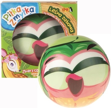 PIŁKA ZMYŁKA LEŚNA ZABAWA ZWIERZĘTA LEŚNE ZWIERZĄTKA SOWA SÓWKA EPEE