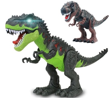 OLBRZYMI DINOZAUR T-REX CHODZI ŚWIECI BESTIA 2488