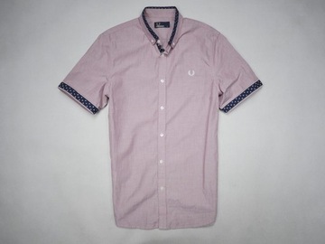 Fred Perry koszula SLIM FIT róż button down S