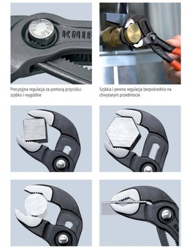 ЩИПЦЫ ДЛЯ ТРУБНЫХ ГАЙК KNIPEX COBRA 87 01 250 ММ