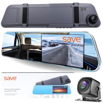 Videorekordér V Zrcátku Kamera Automobilová Couvání Záznamník Jízdy