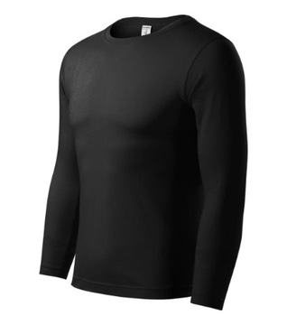 Koszulka Męska z Długim Rękawem LONGSLEEVE BLUZA P75 roz. M Czarna