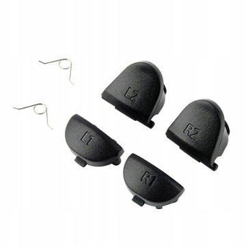 KOMPLET PRZYCISKÓW BUMPERÓW TRIGGERÓW L2 R2 PS4 + Sprężynki BUMPER TRIGGER