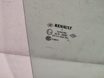 RENAULT FLUENCE SKLO (OKNO) DVEŘE PRAVÝ PŘEDNÍ 10R
