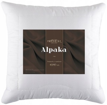 Poduszka Antyalergiczna 40x40 Wełna Alpaka Jasiek Wełniana Oryginalna