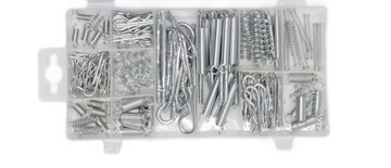 ПРУЖИННЫЕ ШТИФТЫ, ГИБКИЕ ЗАЖИМЫ - НАБОР 175