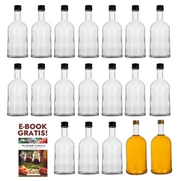 20x BUTELKI OZDOBNE TADEUSZ 500 ml + EBOOK GRATIS