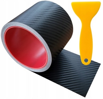 TAŚMA CARBON ZABEZPIECZAJĄCA PROGI 10cm METR RAKLA