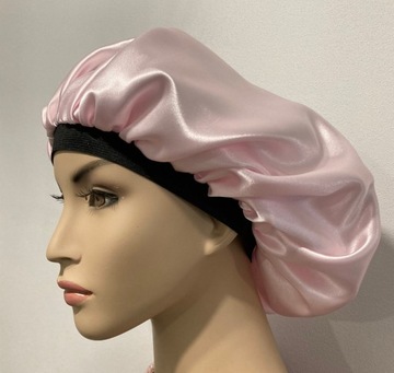 Шапочка из польского атласа, кудри афро-локоны