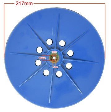ДИСК НА ЛИПУЧКЕ ДЛЯ ШЛИФОВКИ ШТУКАТУРКИ 217мм