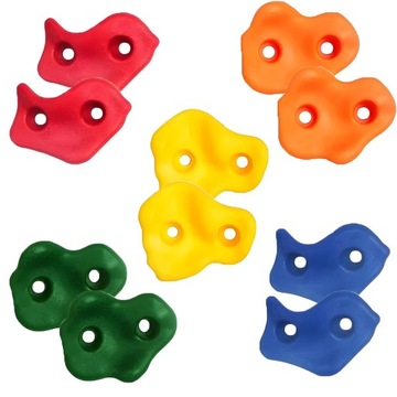 РУЧКИ ДЛЯ ЛАЗАНИЯ НАБОР КАМНЕЙ ДЛЯ ЛАЗАНИЯ 10 шт. + ВИНТЫ