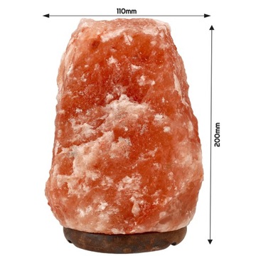 Лампа из гималайской соли, 2,5–4 кг, ночной ионизатор L
