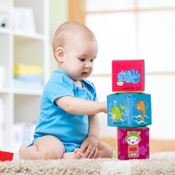 Развивающие кубики CANPOL Soft кубики 6 шт 6+